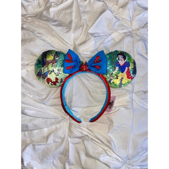 Snow White Disney Parks Mickey Ears Headband Special Edition 100 Decades main image 4